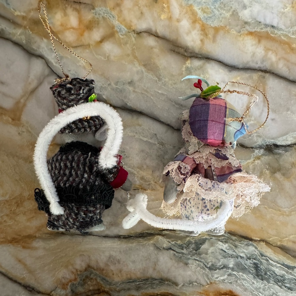 Kurt Adler - Vintage Mouse Ornaments - Picture 2 of 2
